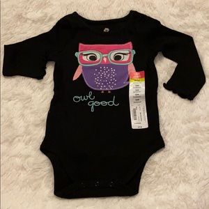Long Sleeve Thermal Owl Onesie